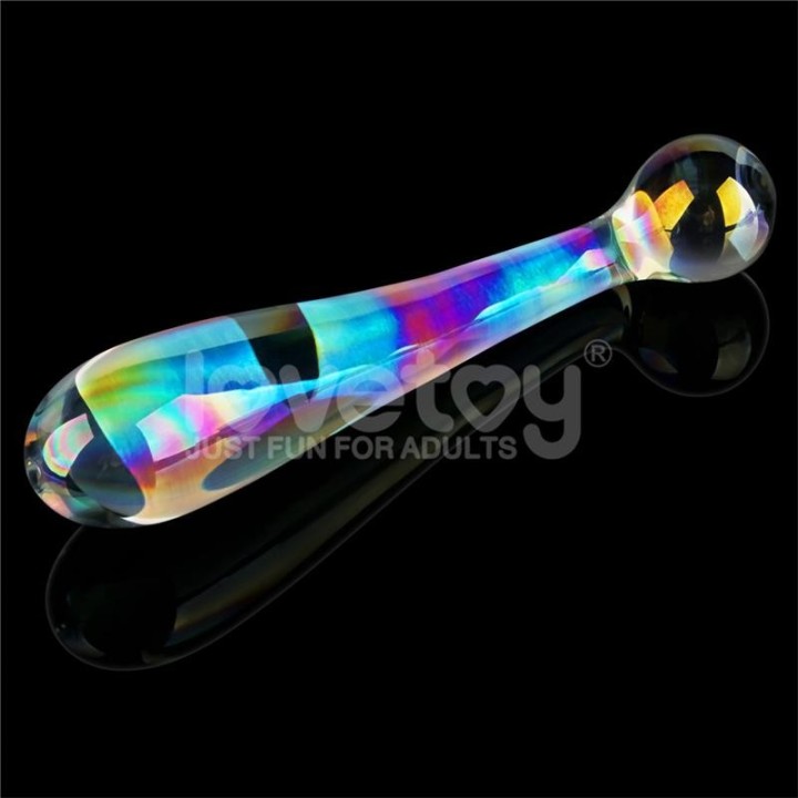 Glow in the dark Glass Dildo Twilight Gleam Alluring Arc - LO-LV610021 - Teknashop Ltd