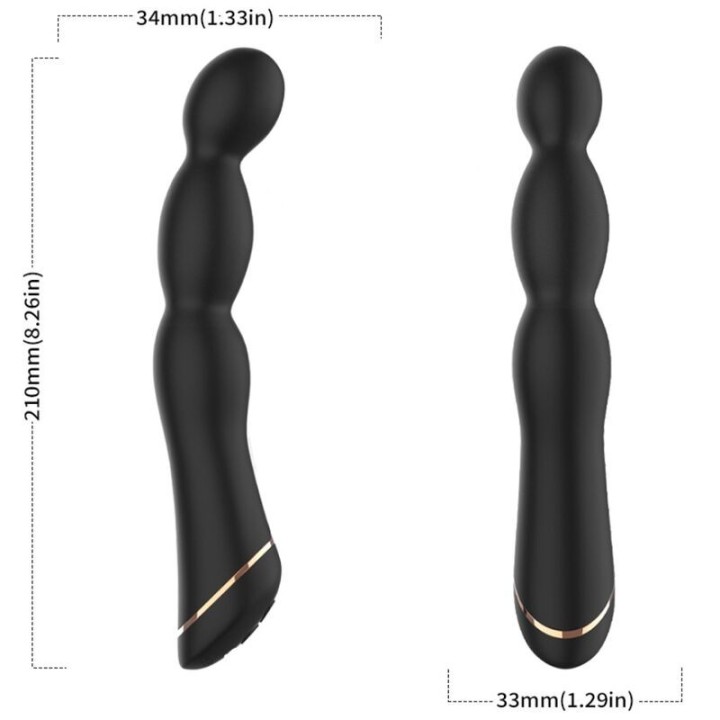 ARMONY - BAMBU VIBRATOR ADJUSTABLE BLACK - D-237933 - Teknashop Ltd