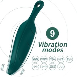 ARMONY - STIMULATOR & VIBRATOR LEAF GREEN - D-237941 - Teknashop Ltd