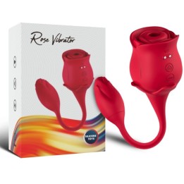ARMONY - PINK CLITORIS SUCKER & VIBRATOR 10 MODES RED - D-237963 - Teknashop Ltd