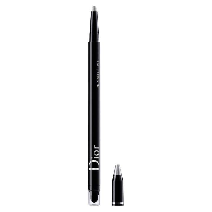Christian Dior, Diorshow On Stage, Waterproof, Double-Ended, Kohl Eyeliner, 076, Silver Grey, 1.2 g - Teknashop Ltd