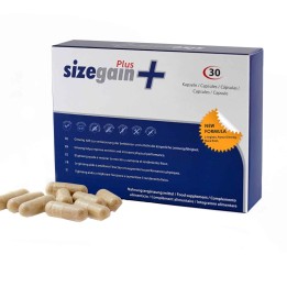 Sizegain, Sizegain Plus, Increase Male Virility & Sexual Potency, Capsules, 30 capsules - Teknashop Ltd