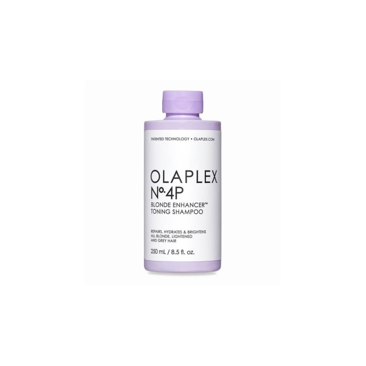 Olaplex,  No. 4P Blonde Enhancer, Hair Treatment Shampoo, For Neutralisation Of Yellow Tones, For Blonde Hair, 250 ml - Teknasho