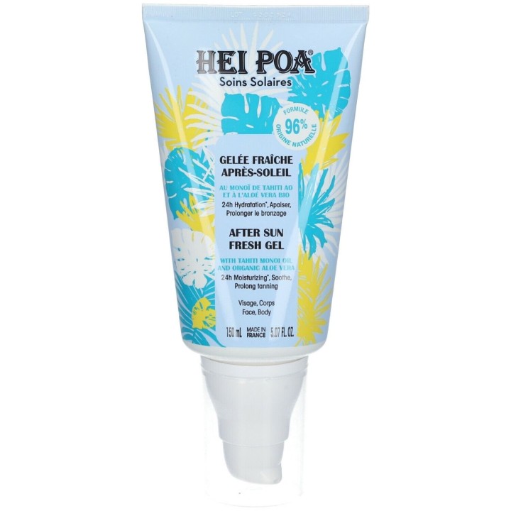 Hei Poa, After Sun, 24-Hour Moisturizing, After-Sun Gel, 150 ml - Teknashop Ltd