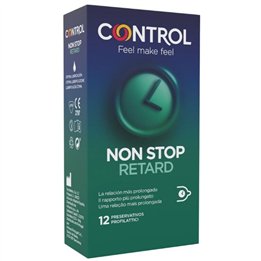 CONTROL - NON STOP RETARD CONDOMS 12 UNITS - D-194275 - Teknashop Ltd
