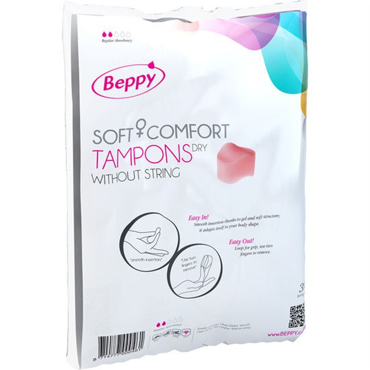 BEPPY - SOFT-COMFORT TAMPONS DRY 30 UNITS - D-219526 - Teknashop Ltd