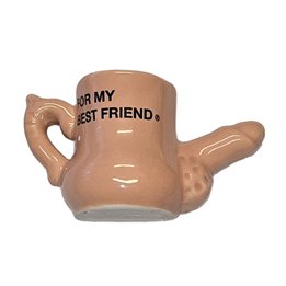 DIABLO PICANTE – CERAMIC MUG MAGNET WITH RAISED PENIS “FOR MY BEST FRIEND” - D-243977 - Teknashop Ltd