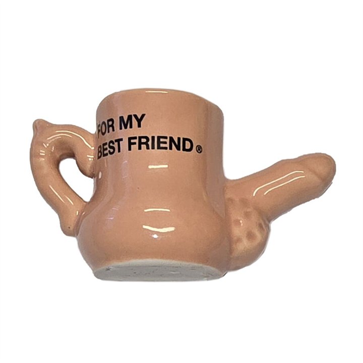 DIABLO PICANTE – CERAMIC MUG MAGNET WITH RAISED PENIS “FOR MY BEST FRIEND” - D-243977 - Teknashop Ltd