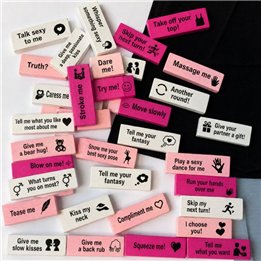 DIABLO PICANTE - BAG OF 16 LOVE BLOCKS - ENGLISH VERSION - D-245896 - Teknashop Ltd