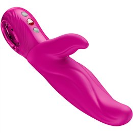 FUN FACTORY - LADY BI RABBIT VIBRATOR MAGENTA - D-244279 - Teknashop Ltd