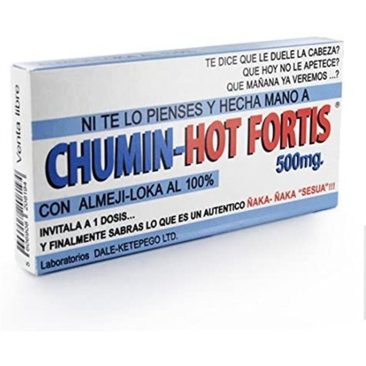 DIABLO GOLOSO - CHUMIN-HOT FORTIS CANDY BOX - D-230479 - Teknashop Ltd