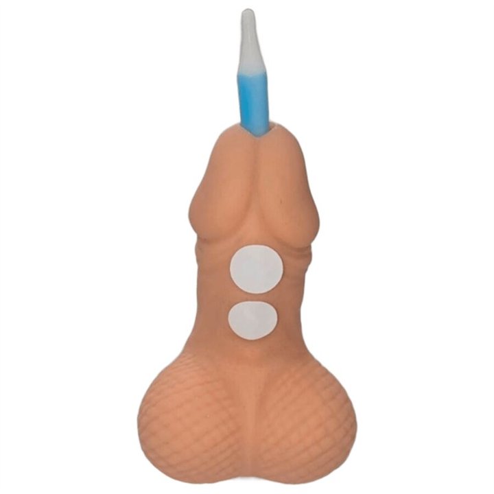 DIABLO PICANTE - PENIS BIRTHDAY NUMBER CANDLE LIGHT TONE - D-245437 - Teknashop Ltd