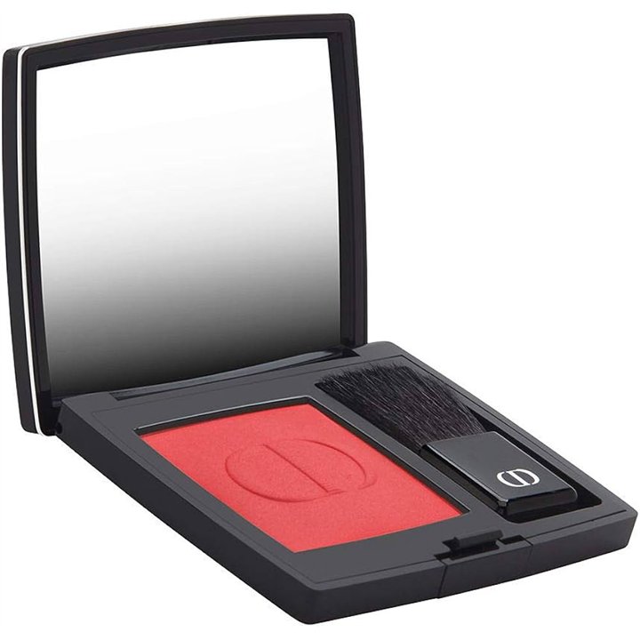 Christian Dior, Dior Rouge, Satin Finish, Blush Compact Powder, 999, Red, 6.7 g - Teknashop Ltd