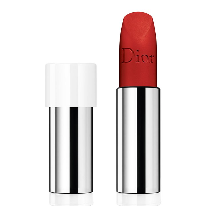 Christian Dior, Dior Rouge, Matte, Cream Lipstick, 999, Refill, 3.5 g - Teknashop Ltd
