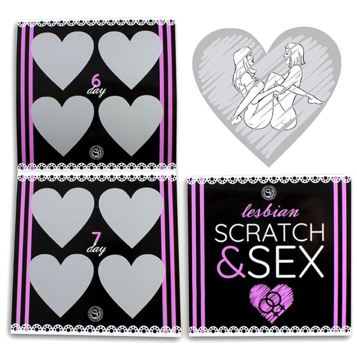 SECRETPLAY - SCRATCH & SEX GAME FOR COUPLES LESBIAN POSITIONS (ES/EN/FR/PT/DE) - D-221862 - Teknashop Ltd