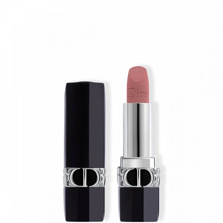 Christian Dior, Couture Colour, Velvet, Cream Lipstick, 100, Nude Look, Refillable, 3.5 g - Teknashop Ltd