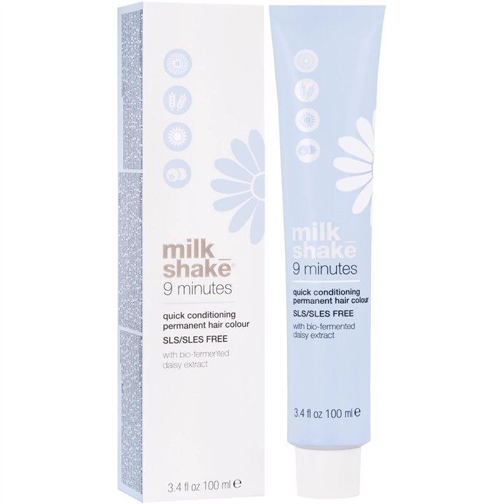 Milk Shake, 9 Minutes, Permanent Hair Dye, 5.1 Castano Chiaro Genere, 100 ml - Teknashop Ltd