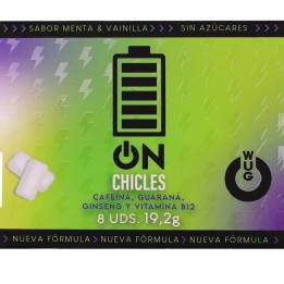 WUG On – Instant Energy in Chewing Gum Format BLISTER 8 UNITS - D-246174 - Teknashop Ltd