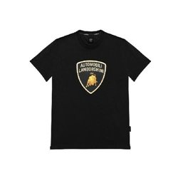 LAMBORGHINI SIZE L MENSCLASSIC BIG LOGO T-SHIRT BLACK