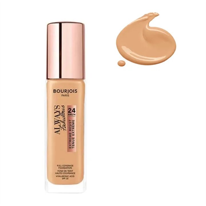 Bourjois Always Fabulous Foundation 24H Spf20 210 Vanilla  30ml - unisex - Teknashop Ltd