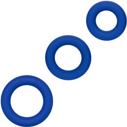 CALEXOTICS - ADMIRAL COCK RING SET BLUE - D-238320 - Teknashop Ltd