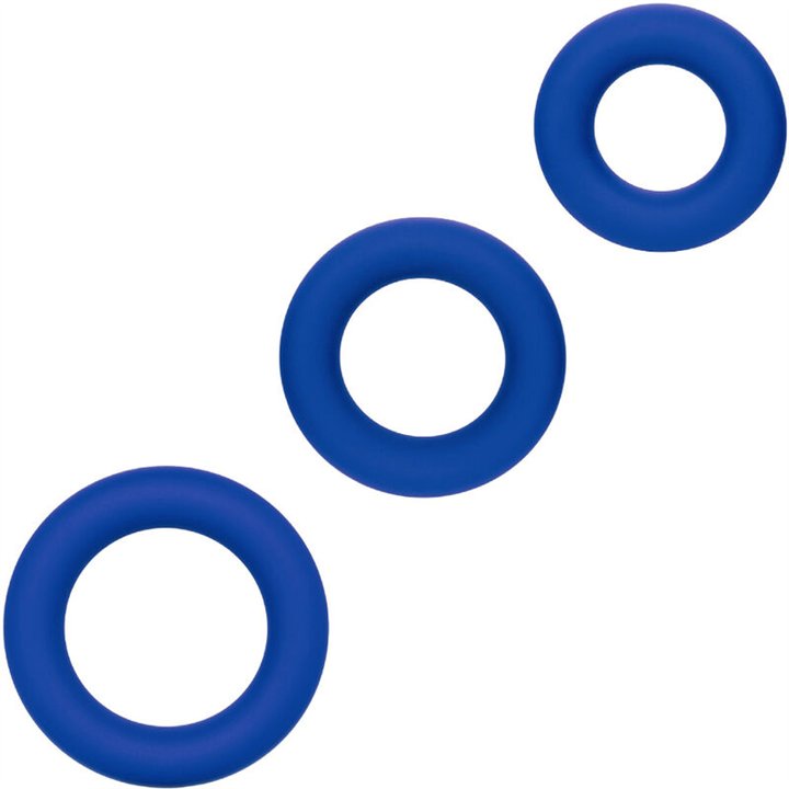CALEXOTICS - ADMIRAL COCK RING SET BLUE - D-238320 - Teknashop Ltd