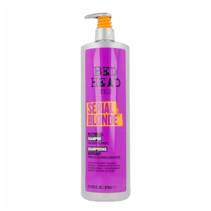 Tigi Bed Head Serial Blonde Purple Restoring Shampoo 970ml - unisex - Teknashop Ltd