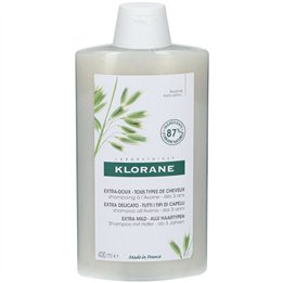 Klorane, Oat Milk, Hair Shampoo, Gentle Cleansing, 400 ml - Teknashop Ltd