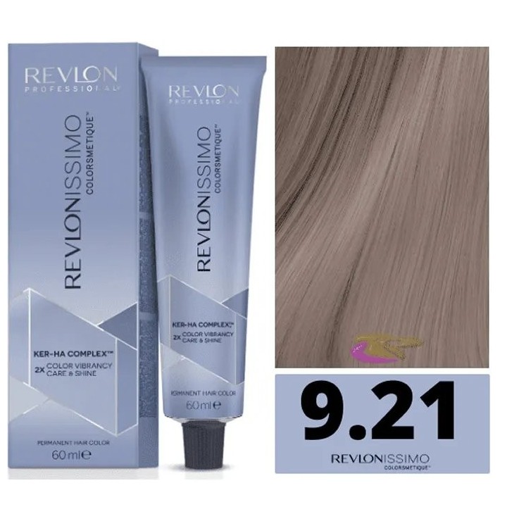 Revlon Revlonissimo Colorsmetique 9,21 Very Light Blonde Iris Ash 60ml - unisex - Teknashop Ltd