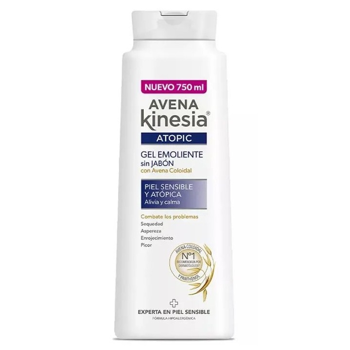 Avena Kinesia Atopic Soap Free Emollient Gel 750ml - unisex - Teknashop Ltd