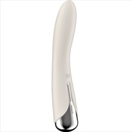 SATISFYER - SPINNING VIBE 1 G-SPOT BEIGE ROTATOR VIBRATOR - D-237581 - Teknashop Ltd