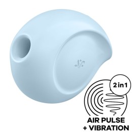 SATISFYER - SUGAR RUSH AIR PULSE STIMULATOR & VIBRATOR BLUE - D-231783 - Teknashop Ltd
