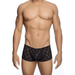 MOB - BLACK LACE BOXER SIZE S/M - D-243519 - Teknashop Ltd