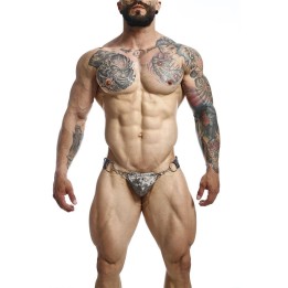 MOB - DNGEON SNAP JOCKSTRAP GRAY ONE SIZE - D-243400 - Teknashop Ltd