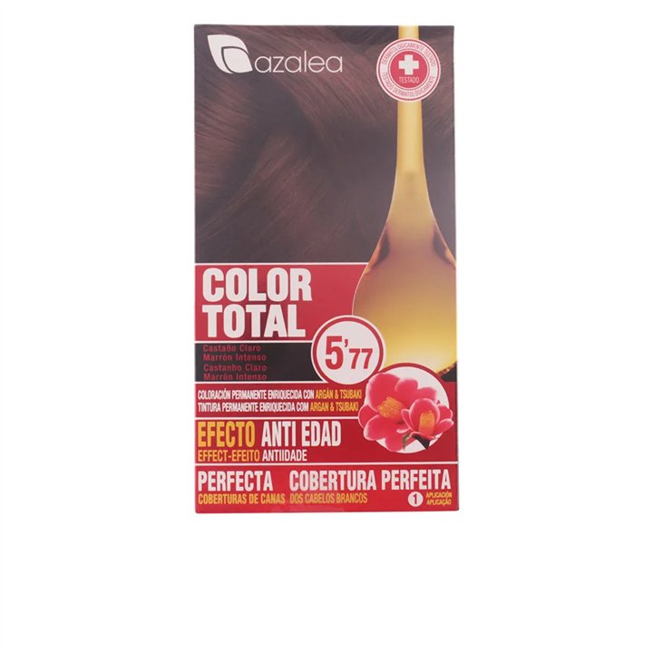 Azalea Color Total 5,77 Light Brown Hair Intense Brown - unisex - Teknashop Ltd