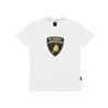 LAMBORGHINI SIZE XL MENS CLASSIC BIG LOGO T-SHIRT WHITE