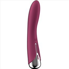 SATISFYER - SPINNING VIBE 1 G-SPOT ROTATOR VIBRATOR RED - D-237580 - Teknashop Ltd