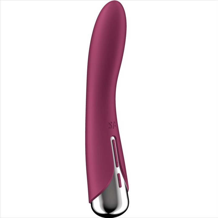 SATISFYER - SPINNING VIBE 1 G-SPOT ROTATOR VIBRATOR RED - D-237580 - Teknashop Ltd