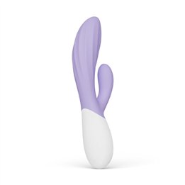 LELO - INA TWIST DOUBLE VIBRATOR RABBIT FOR G-SPOT AND CLITORIS LAVENDER - D-246390 - Teknashop Ltd