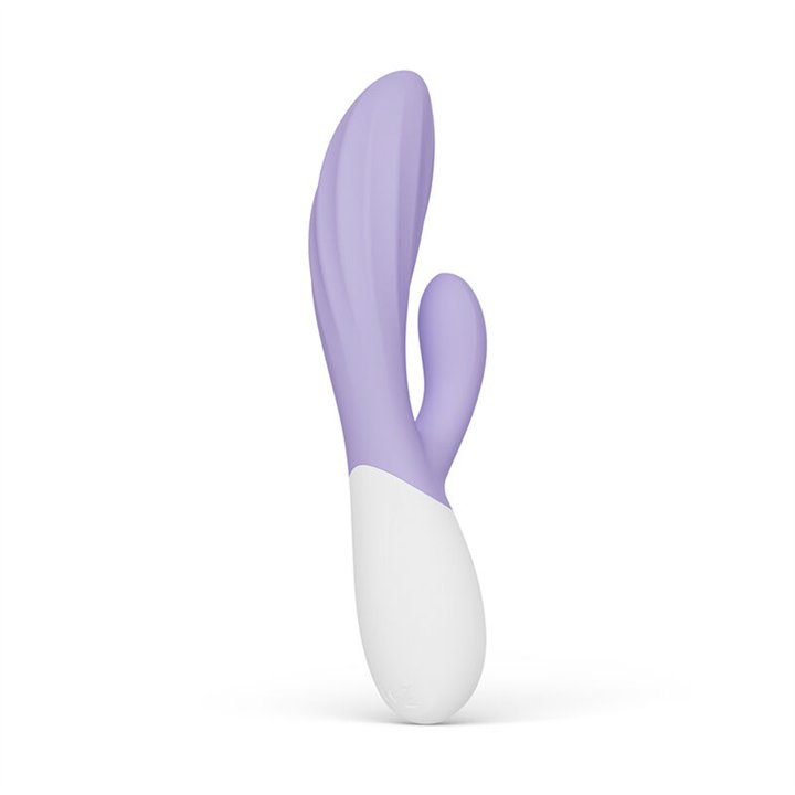 LELO - INA TWIST DOUBLE VIBRATOR RABBIT FOR G-SPOT AND CLITORIS LAVENDER - D-246390 - Teknashop Ltd