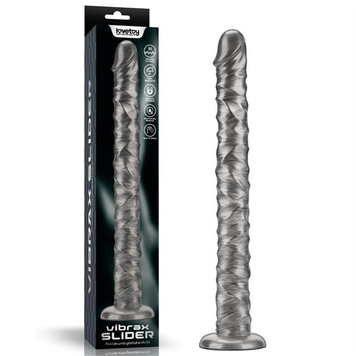 Vibrax Slider Anal DIldo with Vibration King Sized 16 - LO-LV121203 - Teknashop Ltd