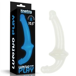 Double dildo Lumino Play Blue Light 10.5 - LO-LV313011 - Teknashop Ltd