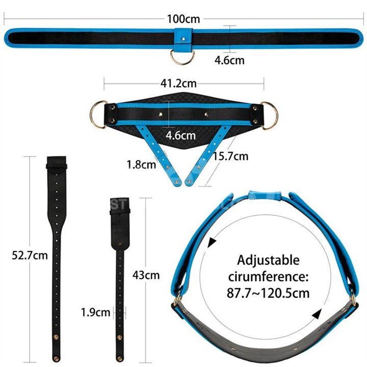 Ingen Adjustable Strap On with Hollow Dildo 9 Enhanced Set L/XL/2XL - LO-LV415011B - Teknashop Ltd