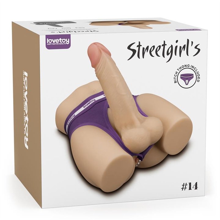 Streetgirls 15 Masturbator with Bendable Dildo - LO-LV352071 - Teknashop Ltd