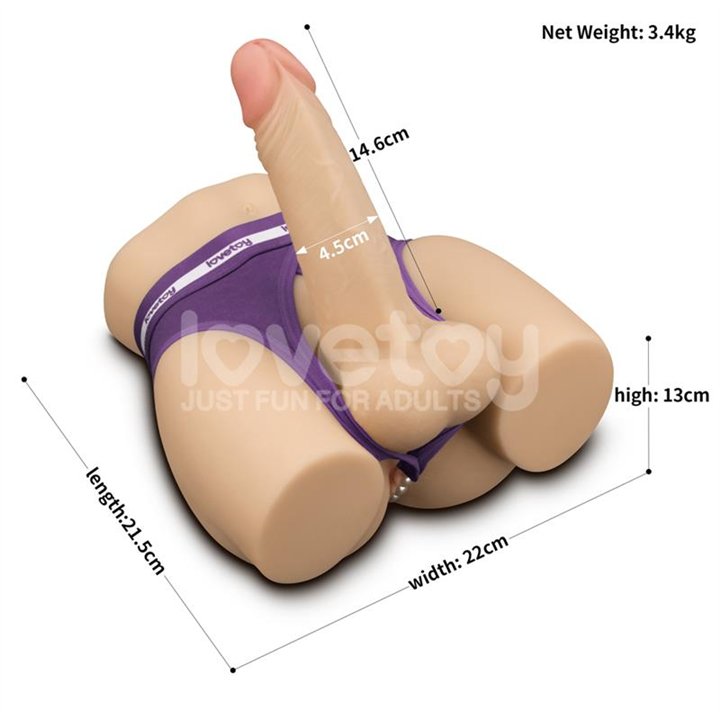 Streetgirls 15 Masturbator with Bendable Dildo - LO-LV352071 - Teknashop Ltd