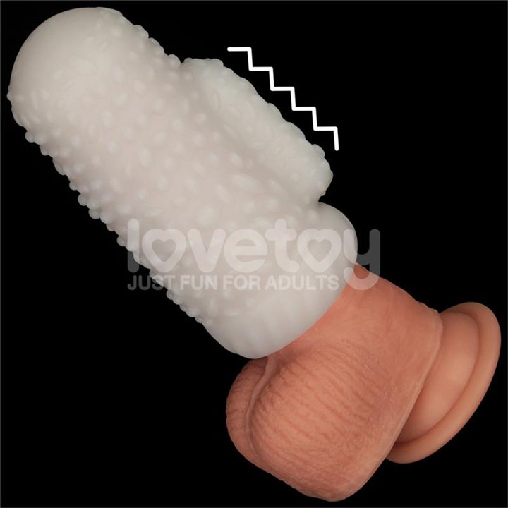 Knights Ring Vibrating Dual Purpose Sleeve Drip - LO-LV314112 - Teknashop Ltd
