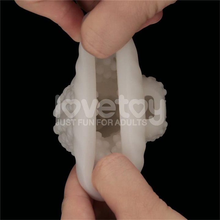 Knights Ring Vibrating Dual Purpose Sleeve Drip - LO-LV314112 - Teknashop Ltd