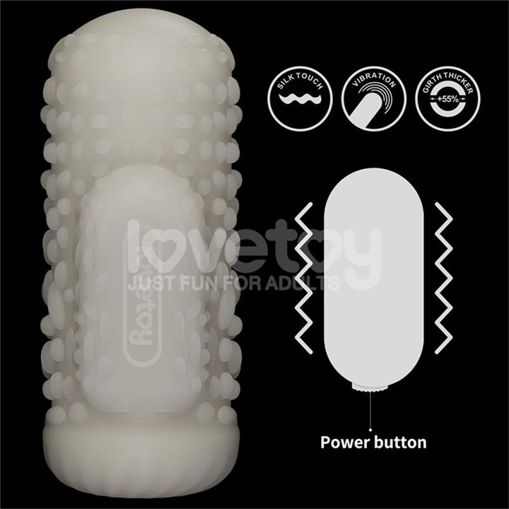 Knights Ring Vibrating Dual Purpose Sleeve Drip - LO-LV314112 - Teknashop Ltd