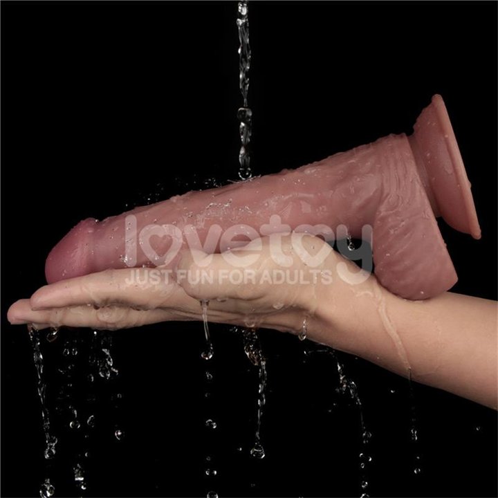 Dual Density Dildo with Vibration 9 - LO-LV110204 - Teknashop Ltd