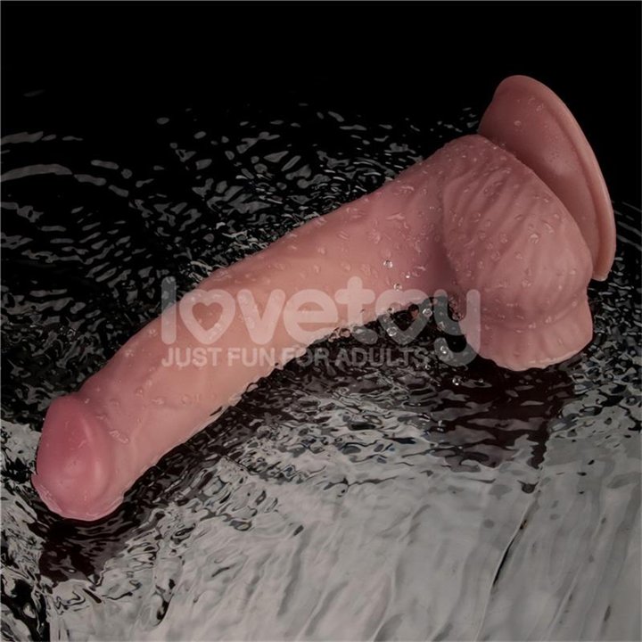 Dual Density Dildo with Vibration 9 - LO-LV110204 - Teknashop Ltd